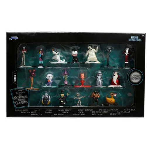 Nightmare Before Christmas Nano Metalfigs Diecast Minifiguren 18-er Pack