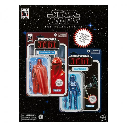 Star Wars Episode Vi Black Series Carbonized Actionfiguren 2er-pack Emperors Royal Guard & Tie Fighter Pilot Exclusive