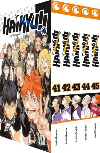 Haikyu!! Sammelbox 5: Band 41-45 Im Schuber