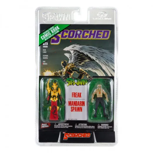 Spawn Actionfiguren & Comic Doppelpacks Freak & Mandarin Spawn (scorched #13)