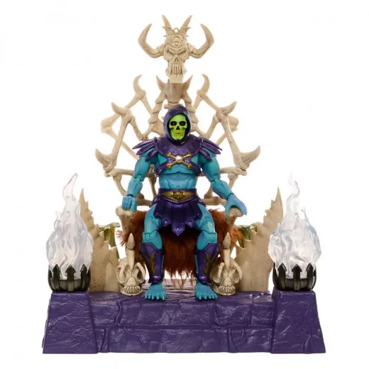 Masters Of The Universe: New Eternia Masterverse Actionfigur Skeletor & Throne