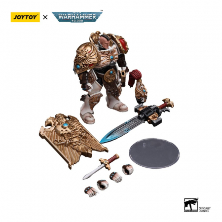 Warhammer 40k Actionfigur 1/18 Adeptus Custodes Solar Watch Custodian Guard With Sentinel Blade And Praesidium Shield