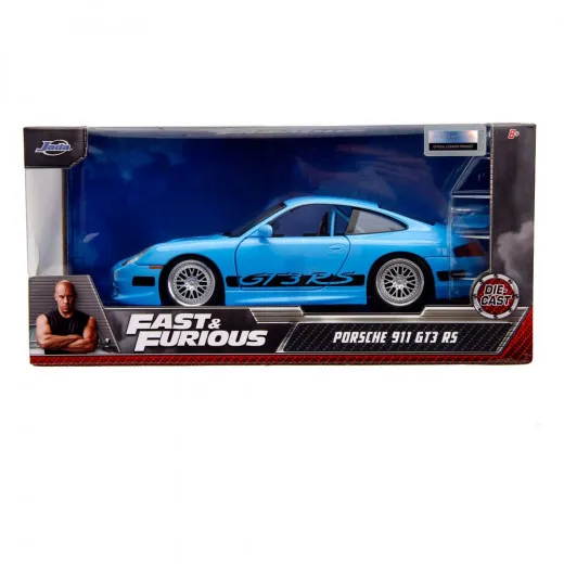 Fast & Furious Diecast Modell 1/24 Brians Porsche 911 Gt3 Rs