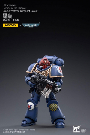 Warhammer 40k Actionfigur 1/18 Ultramarines Heroes Of The Chapter Brother Veteran Sergeant Castor