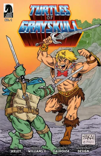 Masters Of The Universe/ Teenage Ninja Mutant Turtles 001 Variante Stan Sakai - Turtles Of Grayskull