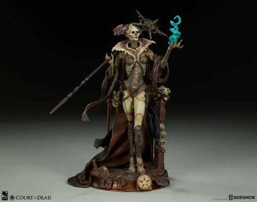 Court Of The Dead Pvc Statue Xiall - Osteomancers Vision