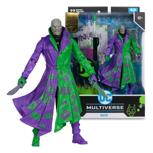 Dc Multiverse Actionfigur Hush (batman: Hush) Jokerized (gold Label)