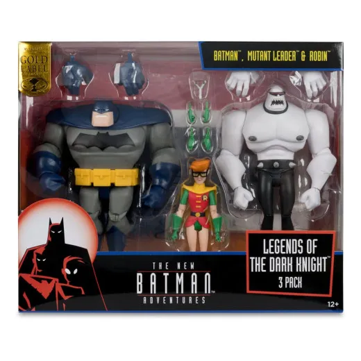 New Batman Adventures Dc Direct Actionfiguren 3er Pack Legends Of The Dark Knight (gold Label)