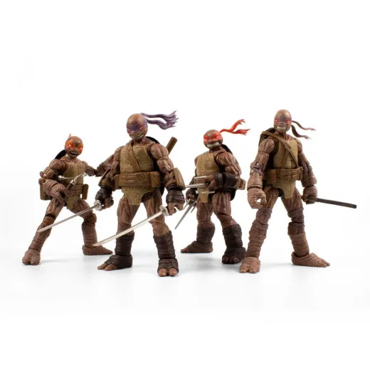 Teenage Mutant Ninja Turtles Bst Axn Actionfiguren 4er-pack Zombie Turtle (idw Comics)