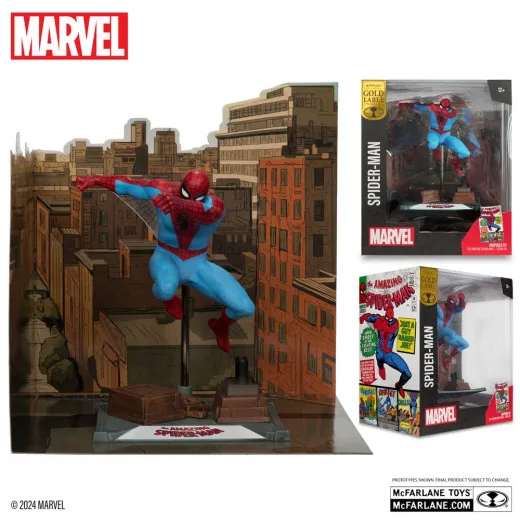 Marvel Collection Pvc Statue 1/10 Spider-man (the Amazing Spider-man #38) (gold Label)