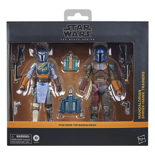 Star Wars: The Mandalorian Black Series Actionfiguren 2er-pack Mandalorian Shriek-hawk Trainers