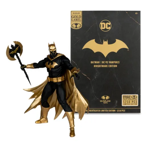 Dc Multiverse Actionfigur Batman (dc Vs Vampires) Knightmare Edition (gold Label)