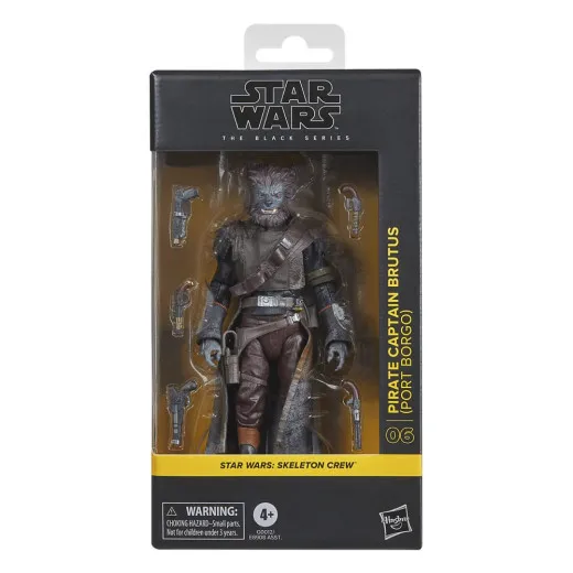 Star Wars: Skeleton Crew Black Series Actionfigur Pirate Capitaine Brutus (port Borgo)