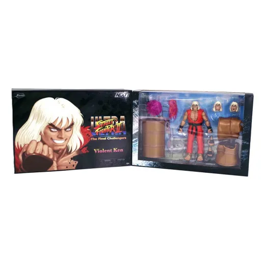 Ultra Street Fighter Ii: The Final Challengers Actionfigur 1/12 Violent Ken Next Level Sdcc 2024 Exclusive