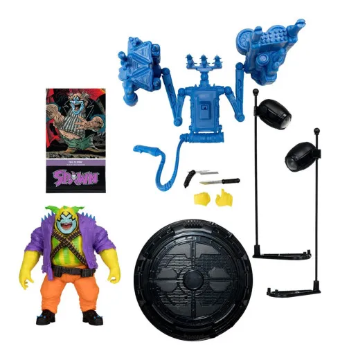 Spawn Actionfigur The Clown (black Light Edition) (gold Label)