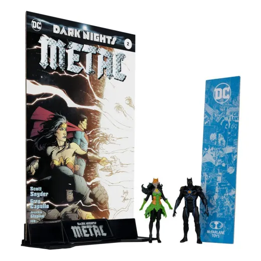 Dc Direct Page Punchers Actionfiguren 2er-pack Batman Of Earth-44 & Batman Of Earth-11 (dark Nights: Metal)