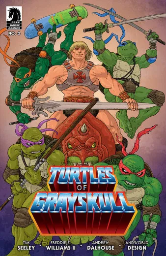 Masters Of The Universe/ Teenage Ninja Mutant Turtles 003 Villalobos Variant - Turtles Of Grayskull