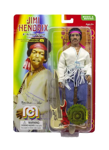 Jimi Hendrix Actionfigur Woodstock Flocked