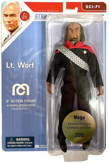 Star Trek Tng Actionfigur Lt. Worf Limited Edition