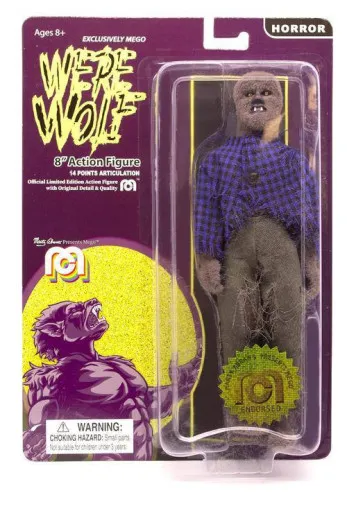 Mego Horror Actionfigur Werewolf (flocked)