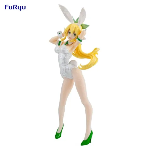 Sword Art Online Bicute Bunnies Pvc Statue Leafa White Pearl Color Version