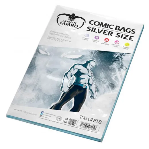 Bags: Silver Size Ultimate Guard (100)