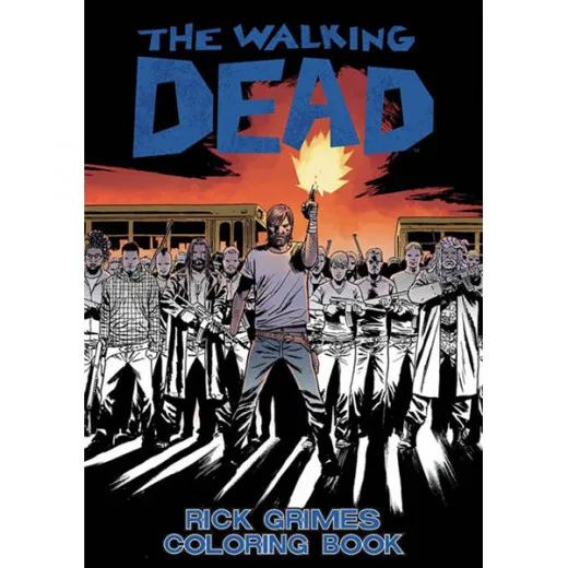 Walking Dead Rick Grimes Adult Coloring Book