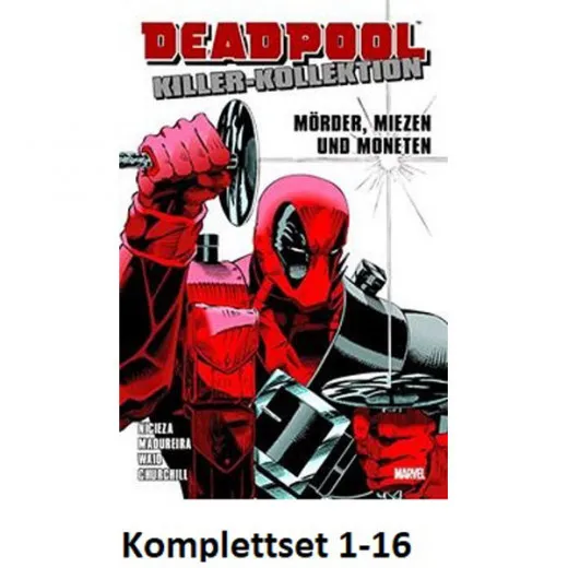 Deadpool Killer-kollektion Komplettset 1-16 Sc