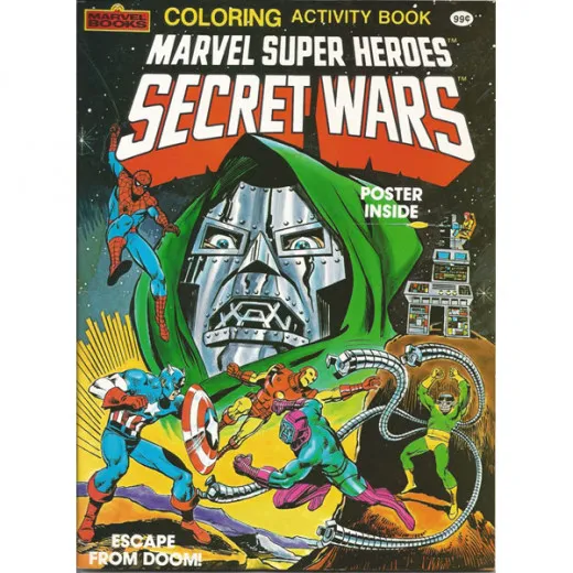 Marvels Super Heroes Secret Wars - Coloring Activity Book