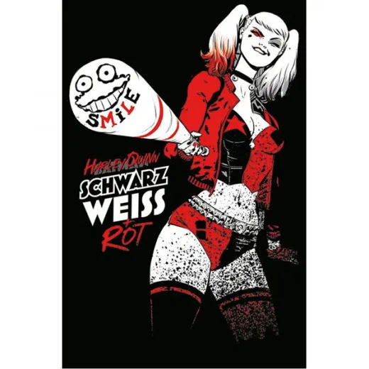 Harley Quinn Hc - Schwarz, Weiss Und Rot