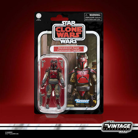 Star Wars: The Clone Wars Vintage Collection Actionfigur 2023 Mandalorian Super Commando Captain