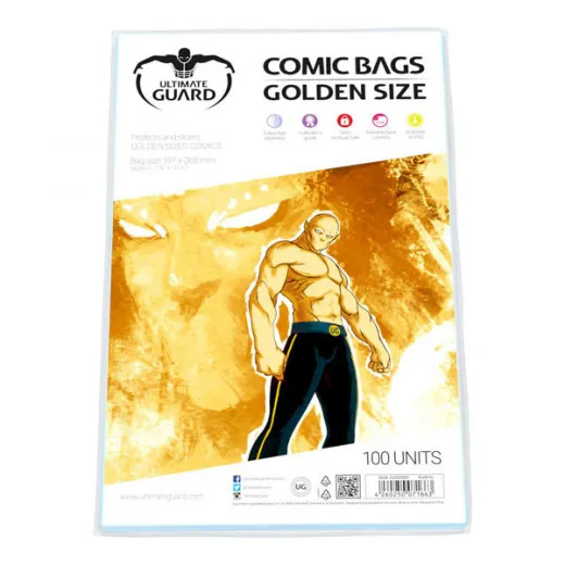 Ultimate Guard Comic Bags Golden Size