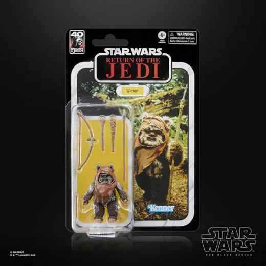 Star Wars Episode Vi 40th Anniversary Black Series Deluxe Actionfigur Wicket