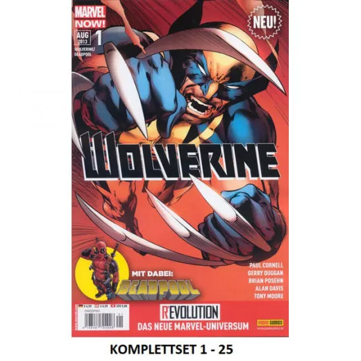 Wolverine/deadpool Komplettset 1 - 25