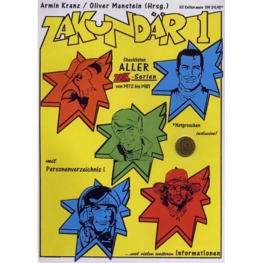 Zakundr - Checklisten Aller Zack-serien Von 1972 - 1981