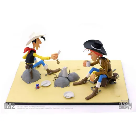 Lucky Luke Bang Bang! Collection Statue Lucky Luke & Calamity Jane