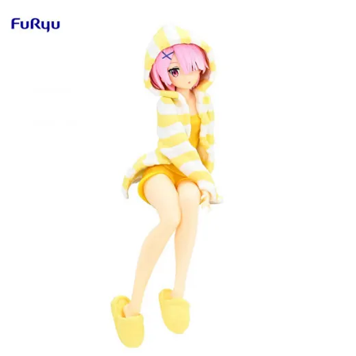 Re:zero Noodle Stopper Pvc Statue Ram Room Wear Yellow Color Version