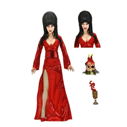 Elvira, Mistress Of The Dark Clothed Actionfigur Red, Fright, And Boo