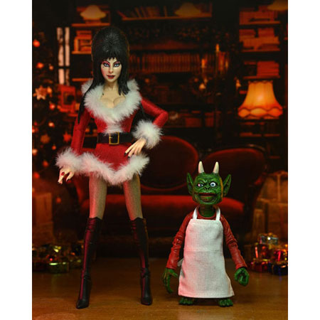 Elvira, Mistress Of The Dark Clothed Actionfigur Very Scary Xmas Elvira