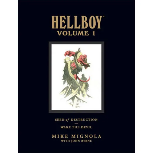 Hellboy Library Edition Hc 001 - Seed Of Destruction And Wake The Devil