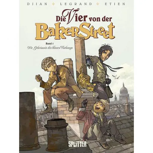 Die Vier Von Der Baker Street 001 - Das Geheimnis Des Blauen Vorhangs