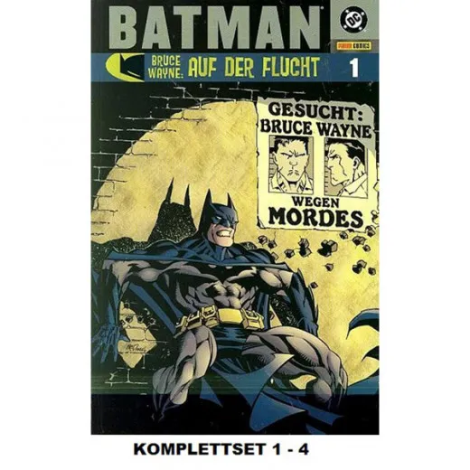 Batman - Bruce Wayne 1-4 - Auf Der Flucht Komplettset