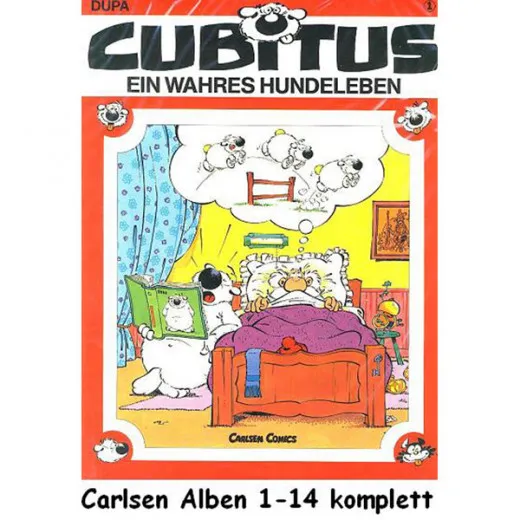 Cubitus Komplettet 1-14 - Alle Carlsen Alben