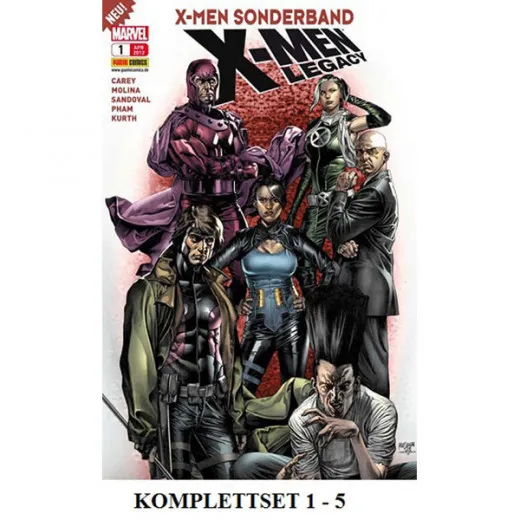 X-men Sonderband X-men Legacy Komplettset 1-5