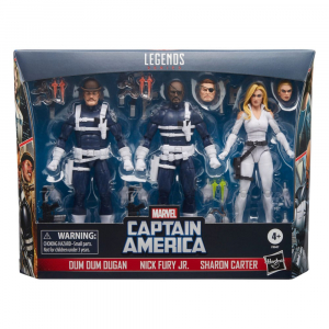 Captain America Marvel Legends Actionfiguren 3er-pack S.h.i.e.l.d.