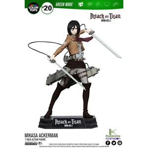 Attack On Titan Color Tops Actionfigur Mikasa Ackerman