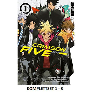 Crimson Five Komplettset 1 - 3