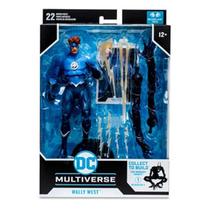 Dc Multiverse Build A Actionfigur Wally West (speed Metal)