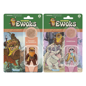 Star Wars: Ewoks Vintage Collection Actionfiguren Wicket W Warrick & Kneesaa