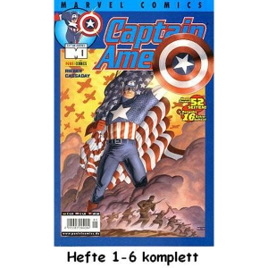 Captain America Panini Komplettset 1-6 - Stars And Stripes